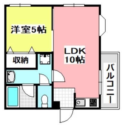 茨木市宮元町のマンションの間取り