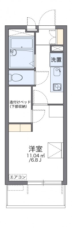 レオパレス東蟹屋アネックスの間取り