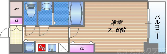 エスリード大阪城アクシスの間取り