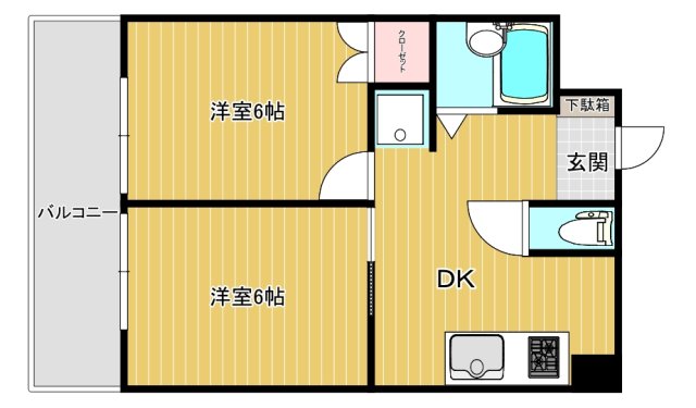 有栄ビルの間取り