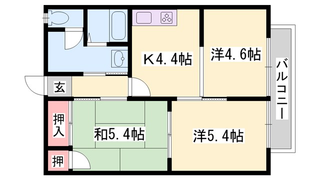 グリーンフレグランスの間取り