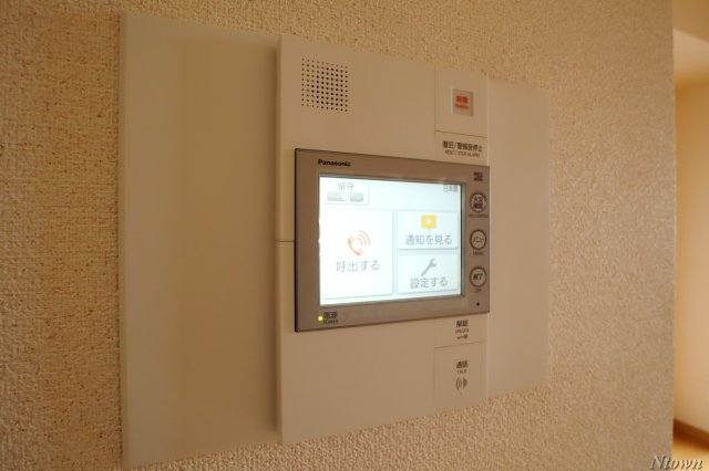 セキュリティ　モニター付きインターホンです