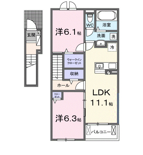 セレーノ　カーサの間取り