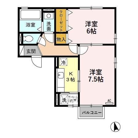 セービルリカーK_間取り_0