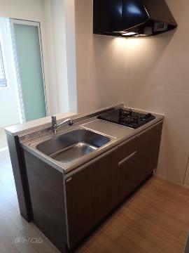 キッチン　2口ガスコンロ