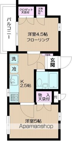 日神パレス東日暮里第2の間取り写真