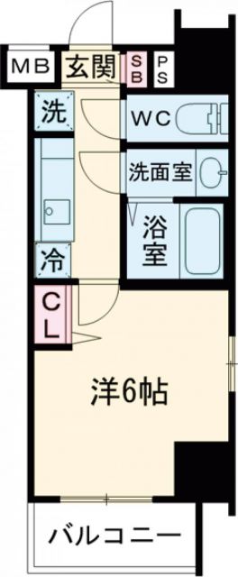 インペリアルフラット武蔵小山の間取り写真