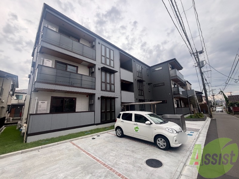 建物外観　宮城県若林区六十人町「Ｄ－ＲＯＯＭ六十人町　Ｂ」