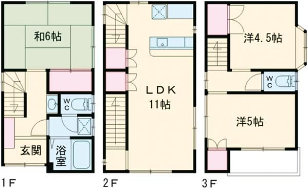 田中重雄戸建の間取り写真