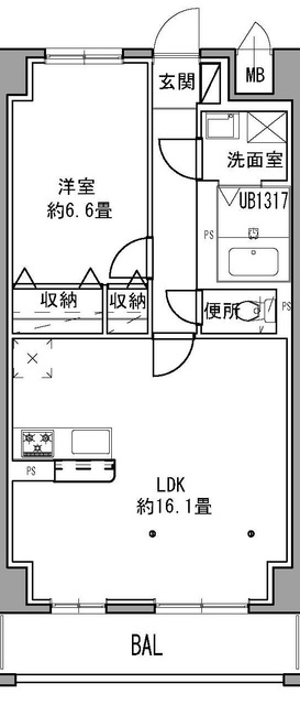 ＪＲ宇都宮線 宇都宮駅 徒歩10分 10階建 築6年の間取り写真