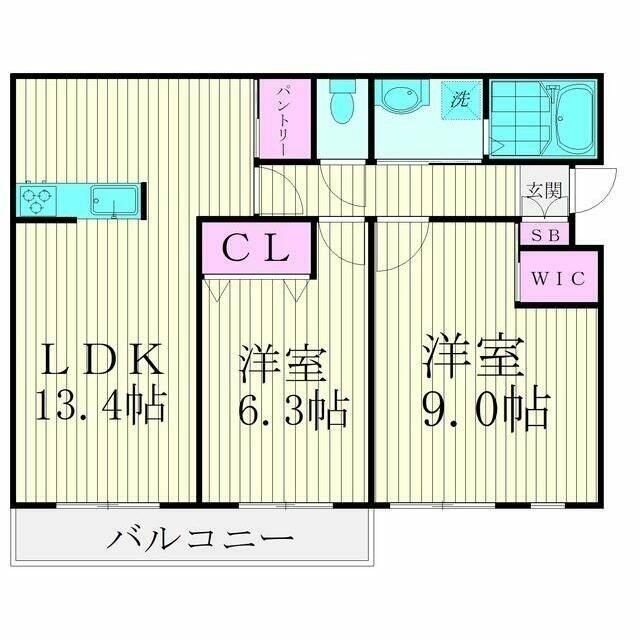 ラヴィールの間取り写真