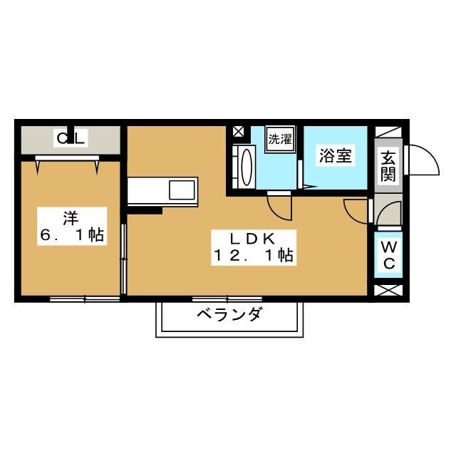 ティアラIIIの間取り写真