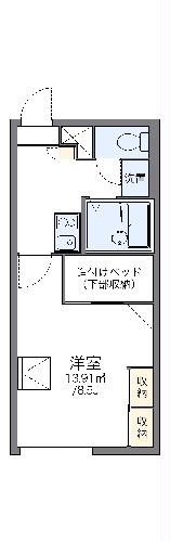 【レオパレスエクシールの間取り】