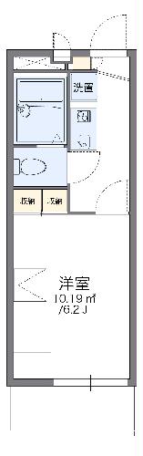 レオパレスハナブサ　Ｎａｒａの間取り