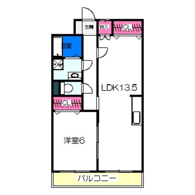 シャルム香ヶ丘の間取り