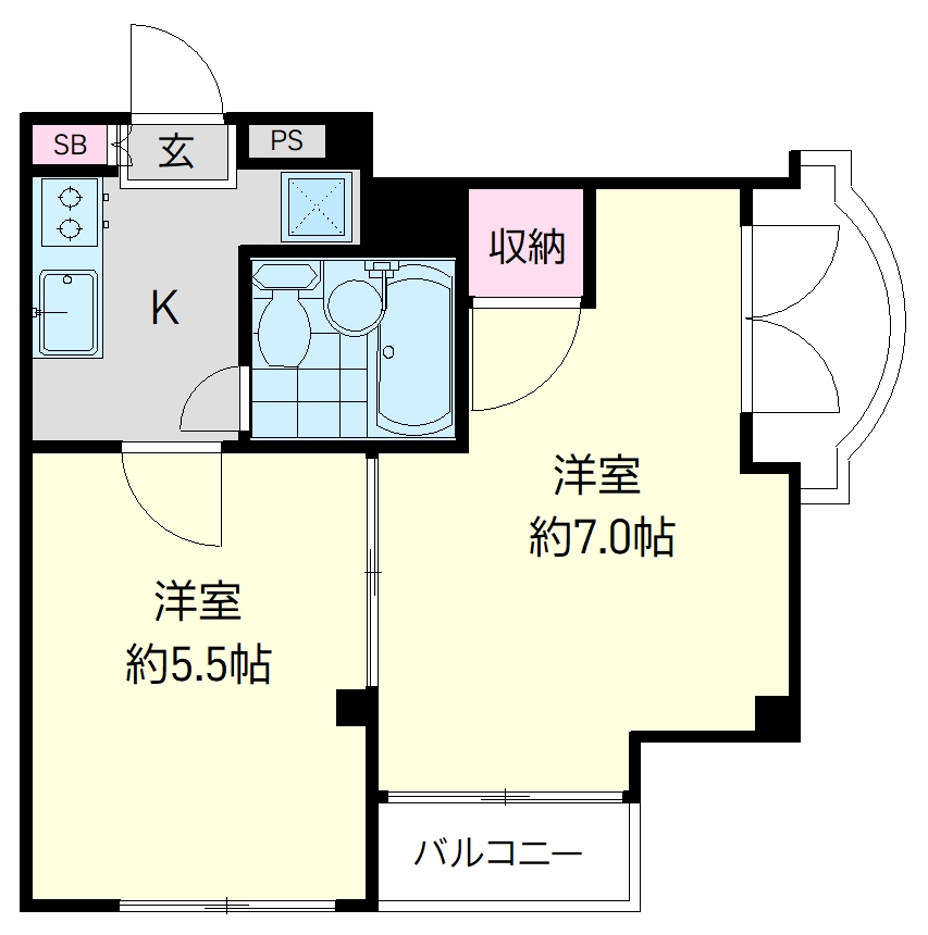 スタートIの間取り