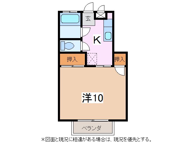 アンサンブル榑木Ｂの間取り