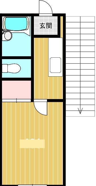 西口ハイム35の間取り