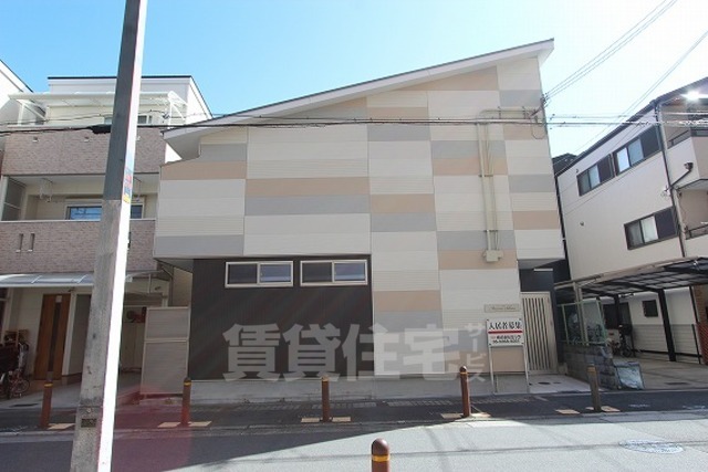 大阪市城東区関目のアパートの建物外観