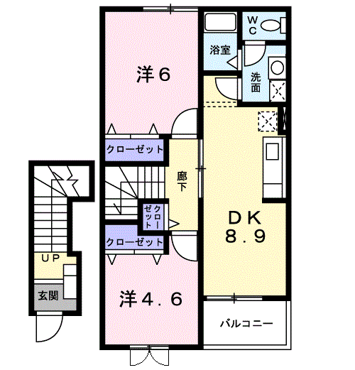 フレーズBの間取り