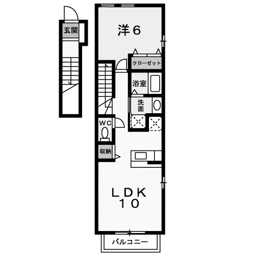 フェリーチェIの間取り