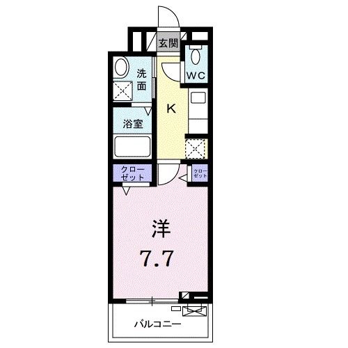 【アンジュ　ド　ボヌール　香里園の間取り】