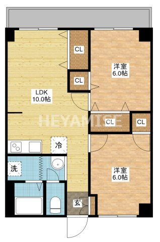 入江マンションの間取り