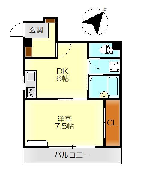 Ｆｉｔｓビル呉中通の間取り