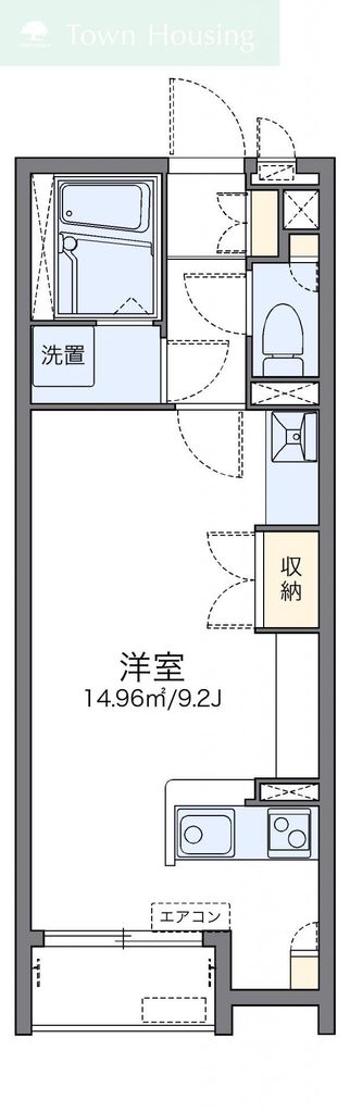 船橋市西船のアパートの間取り