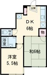 川崎市川崎区小田のマンションの間取り