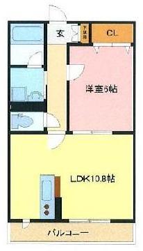 さいたま市緑区大字中尾のマンションの間取り