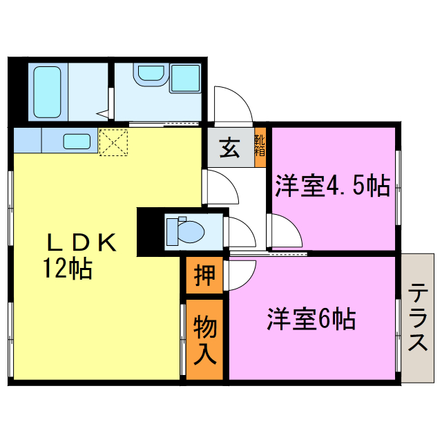 来夢1番館の間取り