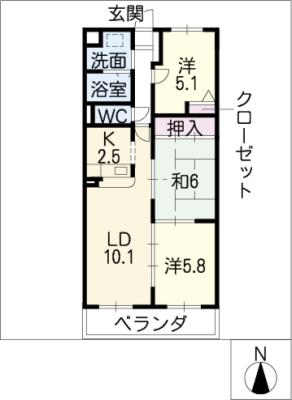 ワイズ東畑の間取り