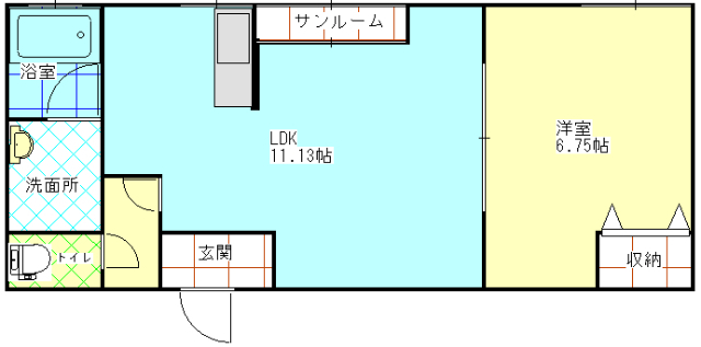 サニーコートIIの間取り