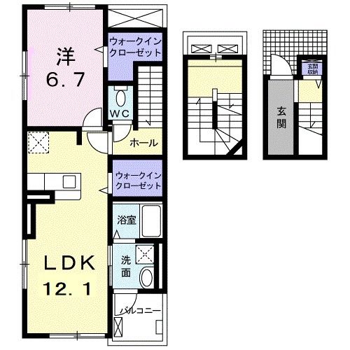 【パーシモンIIの間取り】