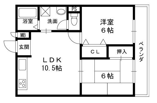 コンフェリア秦の間取り