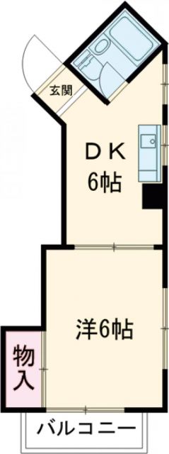 北区王子本町のマンションの間取り