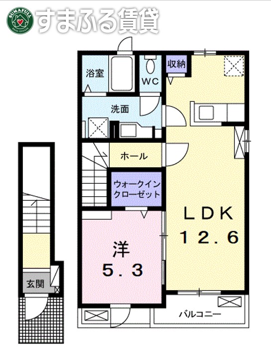 ハピネス　Ｓｕｇｉｕｒａの間取り