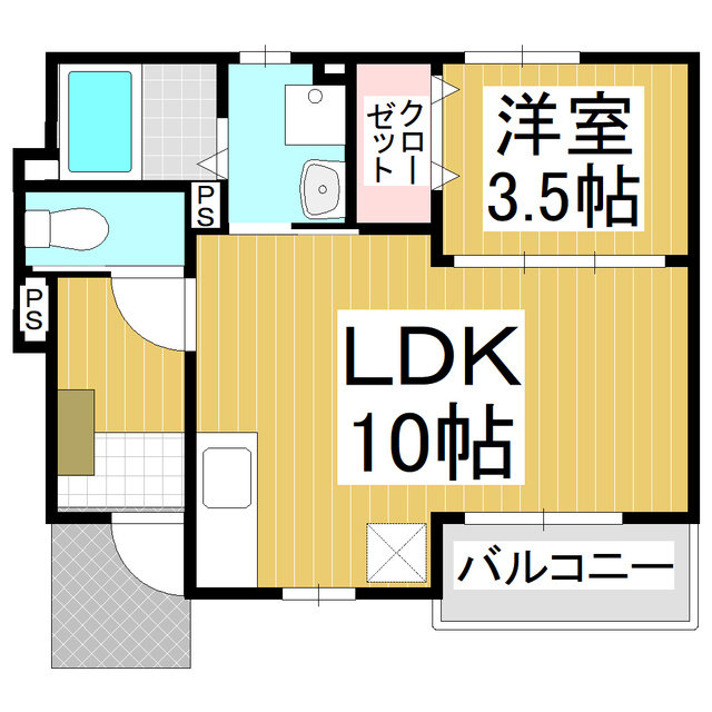 リュミエール（長土呂）の間取り