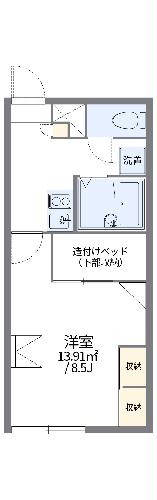 レオパレスプラータIIの間取り