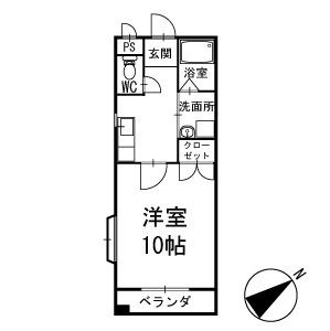 アイランド雅の間取り