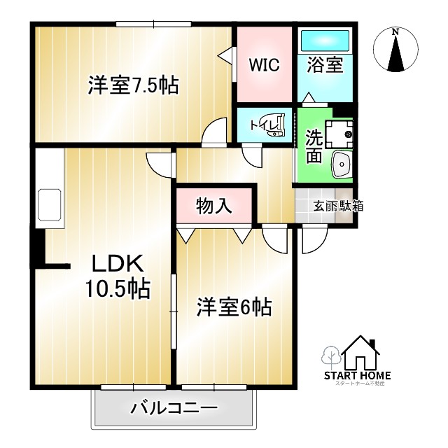 ポルトベールの間取り