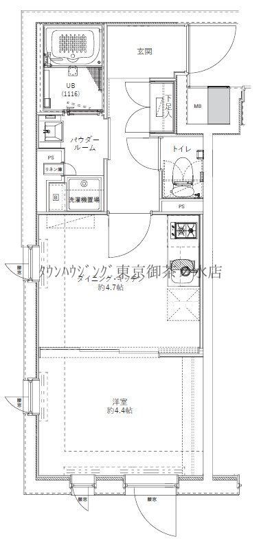 GENOVIA新大塚の間取り