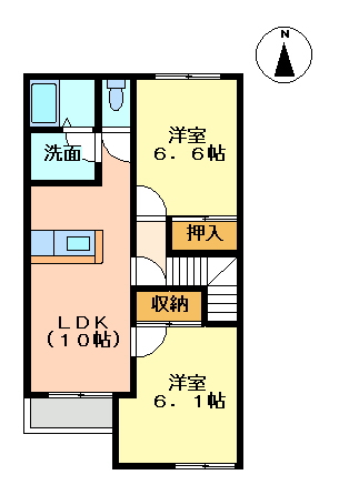 【フェアリーハウス北村の間取り】