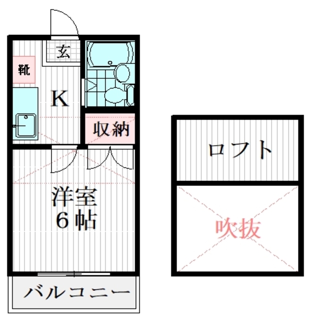 アネックスローズIIの間取り