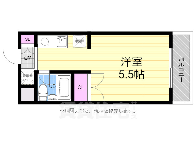 広島市中区光南のマンションの間取り