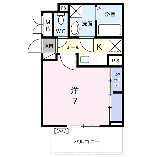 アロッジオ長岡京の間取り