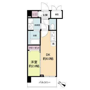 ブランシエスタ西京極の間取り