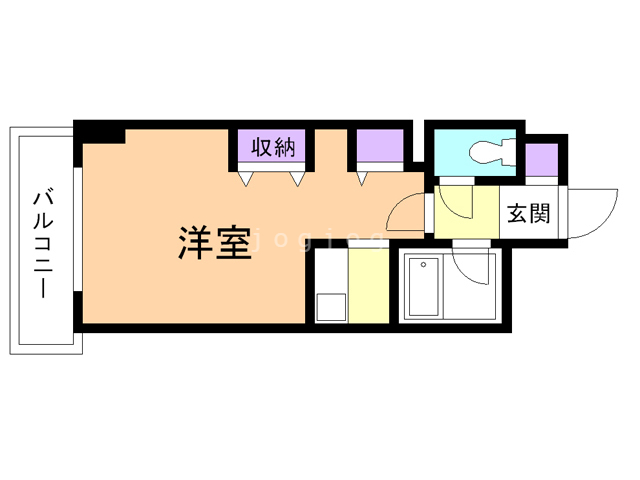 札幌市中央区北八条西のマンションの間取り