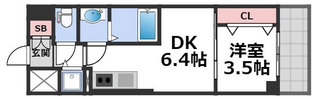 エスリードレジデンス都島デュオの間取り